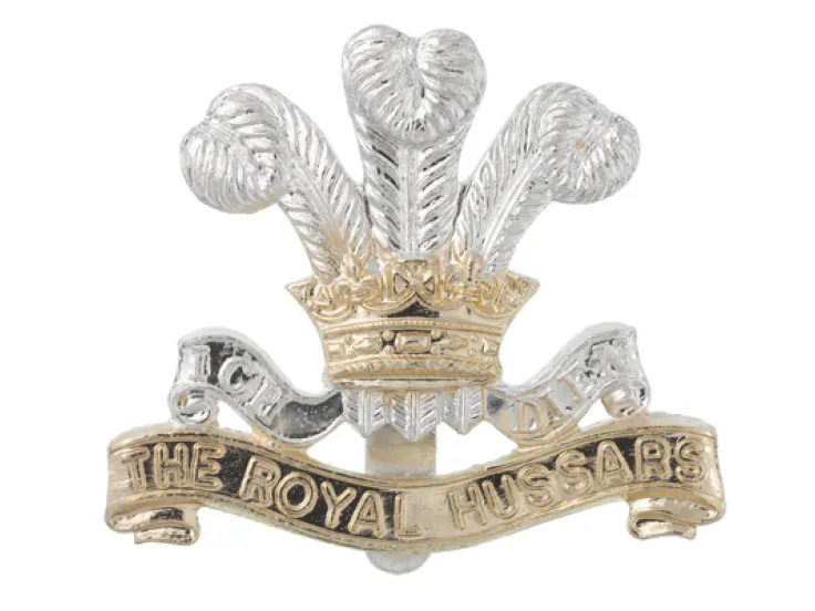 Other ranks cap badge, Royal Hussars (Prince of Wales’s Own), c1991