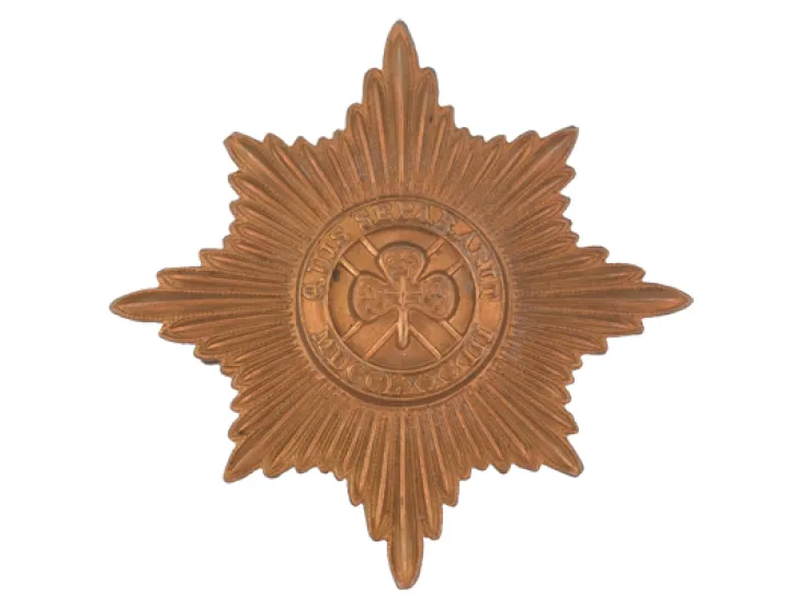 Other ranks' cap badge, The Irish Guards, c1900
