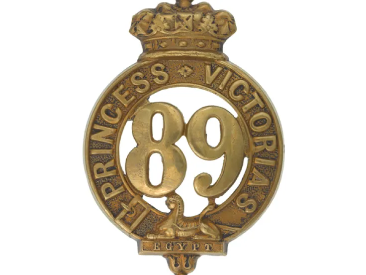 Glengarry badge, 89th (Princess Victoria’s) Regiment of Foot, c1874