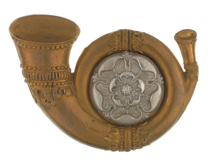 Other ranks' cap badge, The King's Own Yorkshire Light Infantry, c1910