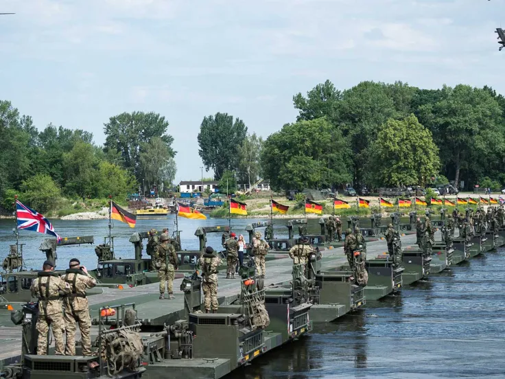 British, German and other Nato allies take part in Exercise Anakonda, 2016