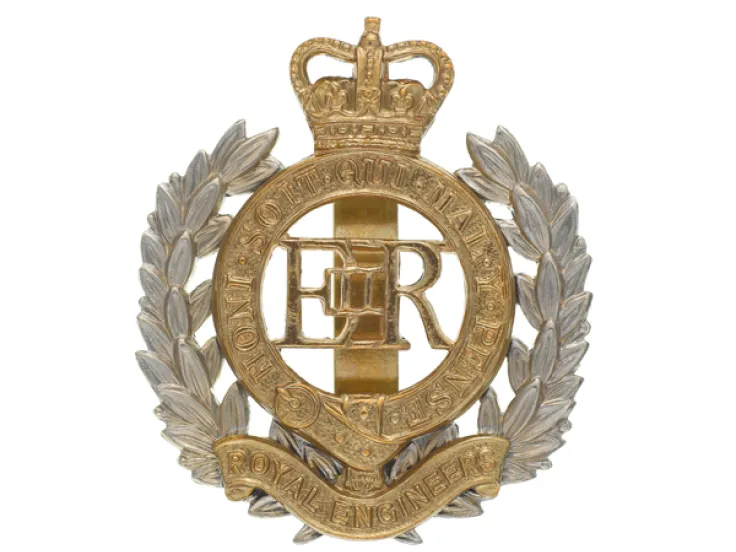 Cap badge, Royal Engineers, c1940