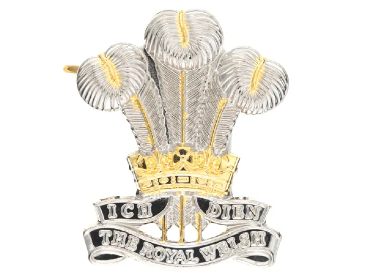 Cap badge, The Royal Welsh Regiment, 2019