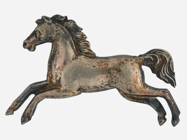 Bearskin badge, 2nd Dragoons (Royal Scots Greys), c1900s