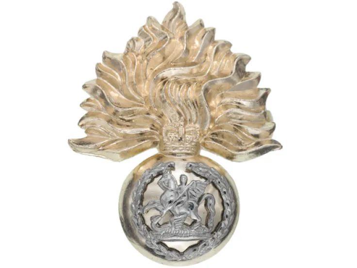 Cap badge, other ranks, Royal Regiment of Fusiliers, c1970