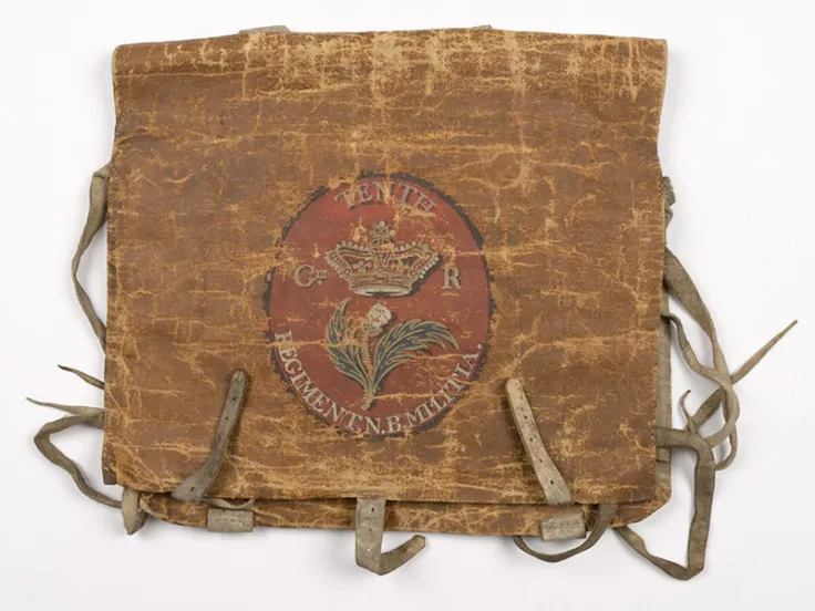 Militia knapsack, c1795