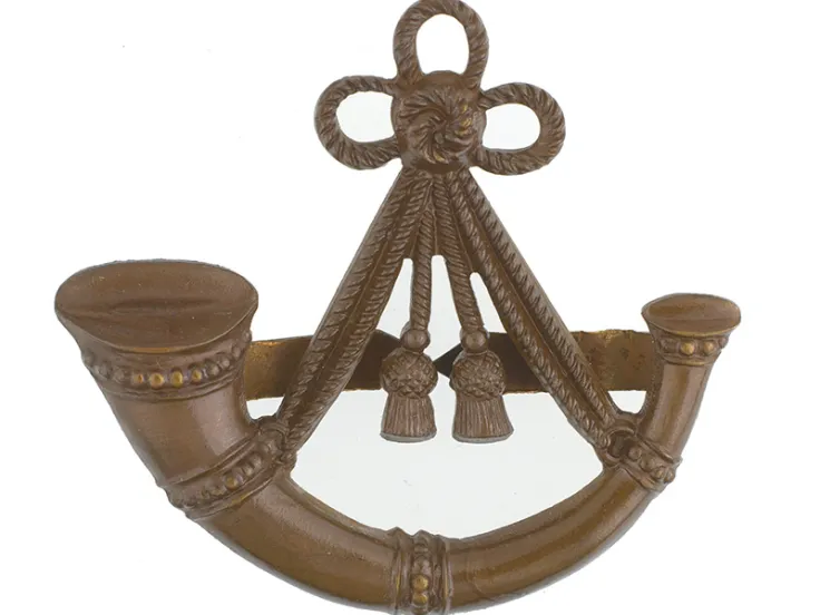 Cap badge, Oxfordshire and Buckinghamshire Light Infantry, c1916