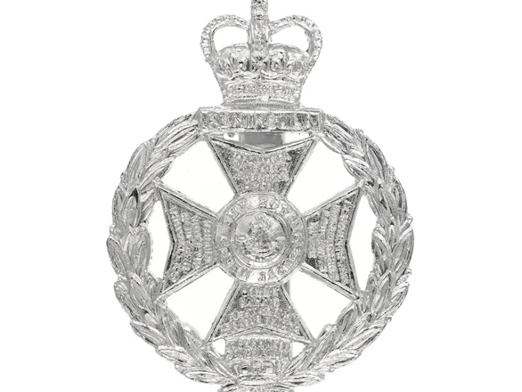 Other ranks’ cap badge, The Royal Green Jackets, 1973