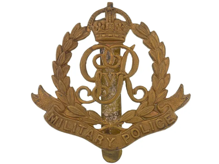Other ranks cap badge, Corps of Military Police, c1930