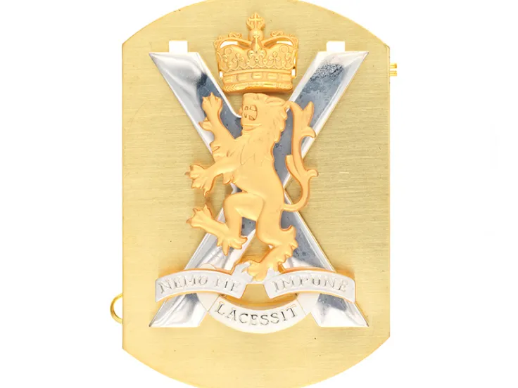 Bonnet badge, Royal Regiment of Scotland, c2019