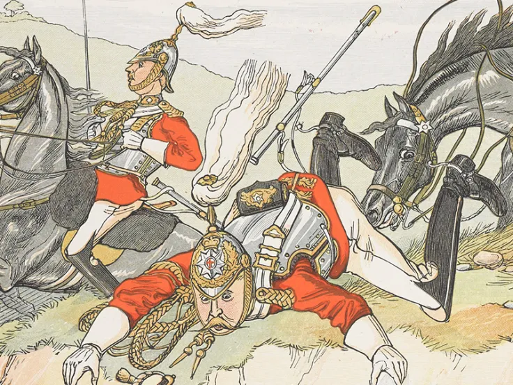 Illustration from 'Military Misreadings of Shakespeare', 1880