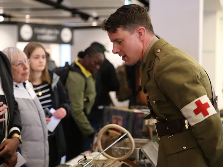 First World War medic live interpretation