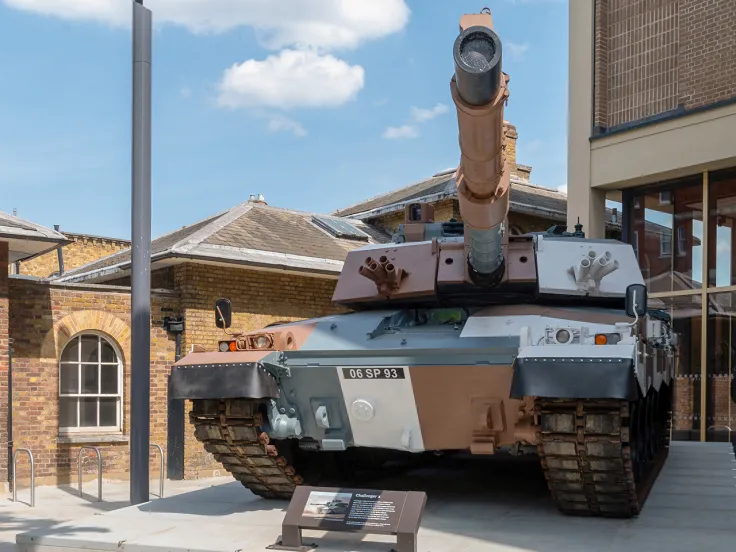 Challenger tank outside the National Army Museum