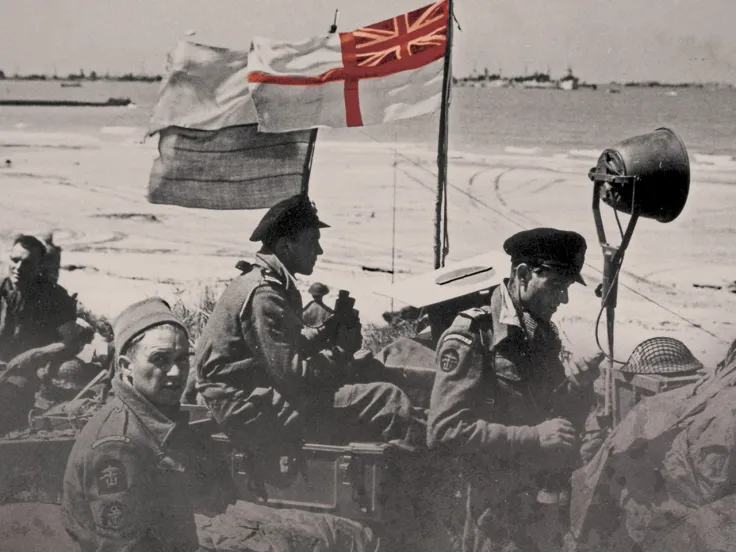 Detail from the cover of the book 'Second Front'