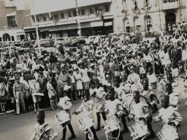 VE Day celebrations at Nairobi, Kenya, May 1945