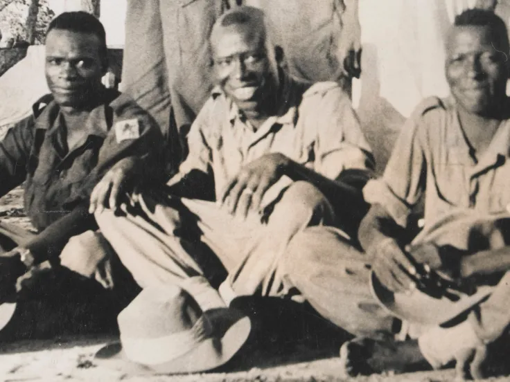 Nigerian soldiers, Burma, 1944