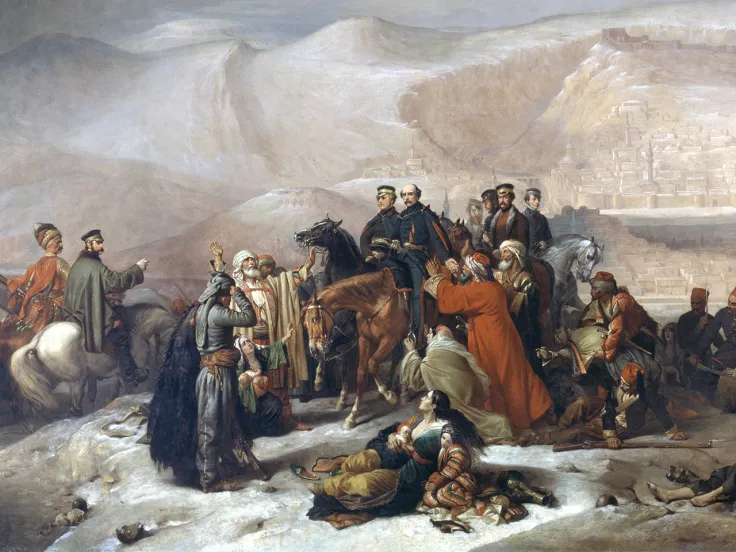 The Capitulation of Kars, a painting Thomas Jones Barker
