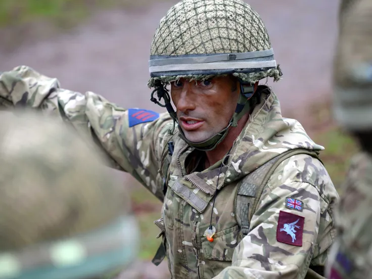Airborne sappers of 23 Engineer Regiment (Air Assault) training at Sennybridge Training Area, South Wales, 2016