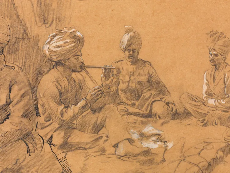 Soldiers of the 57th Wilde's Rifles, January 1915