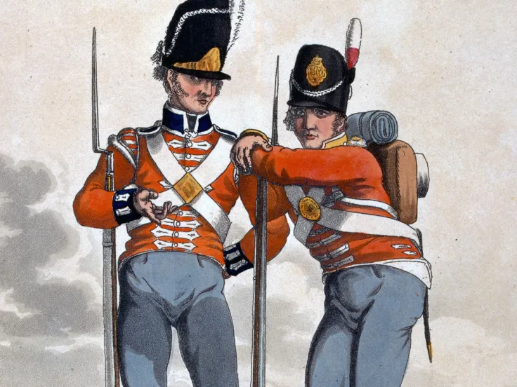 Battalion Infantry 6th Regiment and 23rd or Royal Welsh Fusiliers, 1812
