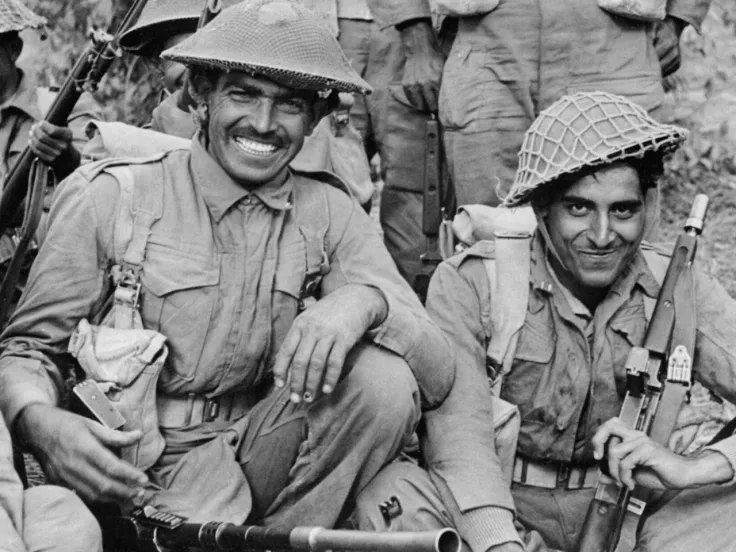 Indian troops in Burma, c1944