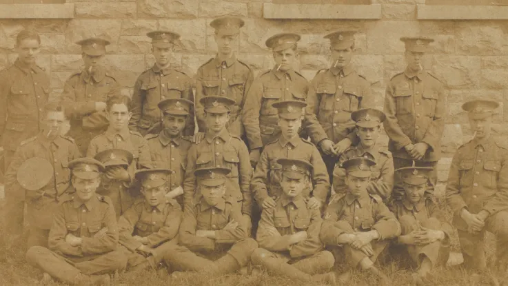 Bandsmen of the 1st Battalion Connaught Rangers, Ireland, 1917