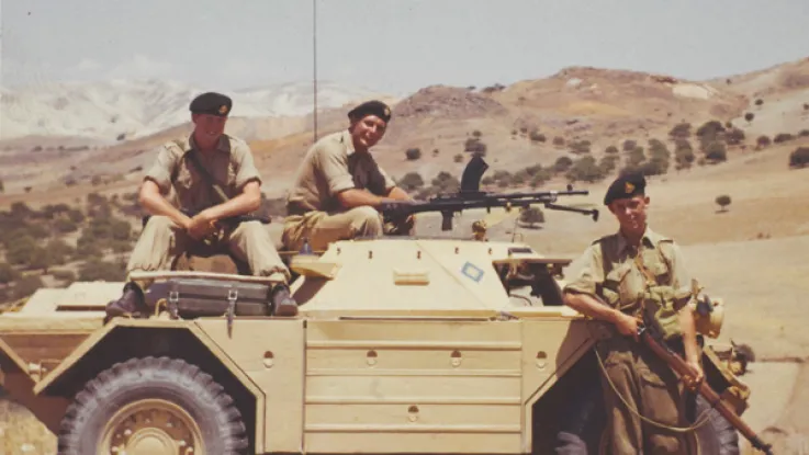 Armoured car in Cyprus, 1950s