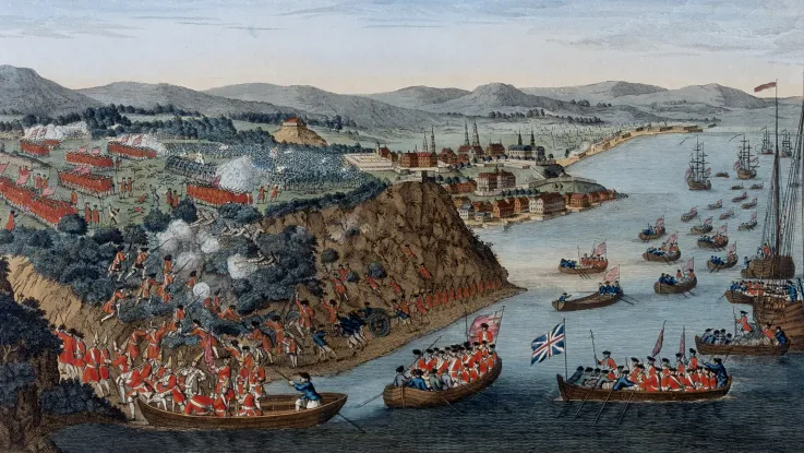 The landing at Quebec, 1759