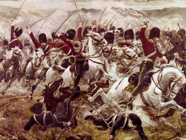 The charge of the Heavy Brigade at Balaclava, 1854