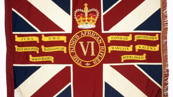 Queen’s Colour of 6th Battalion The King’s African Rifles, c1958