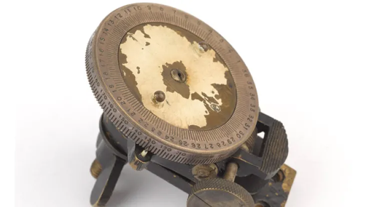 Bagnold sun compass used by the LRDG, c1942