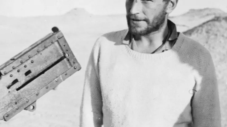 Lieutenant Colonel Robert 'Paddy' Mayne near Kabrit, Egypt, 1942