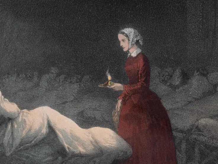Florence Nightingale at Scutari, 1856