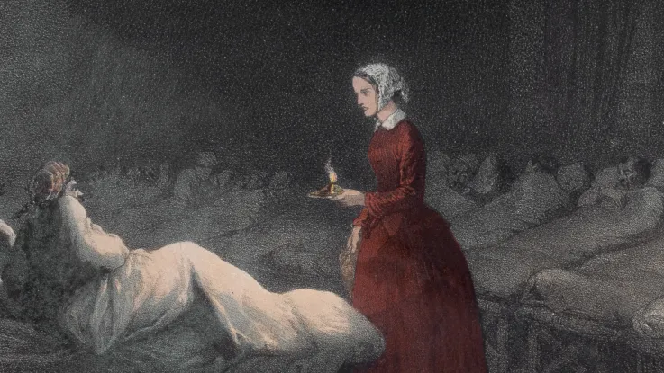 Florence Nightingale at Scutari, 1856