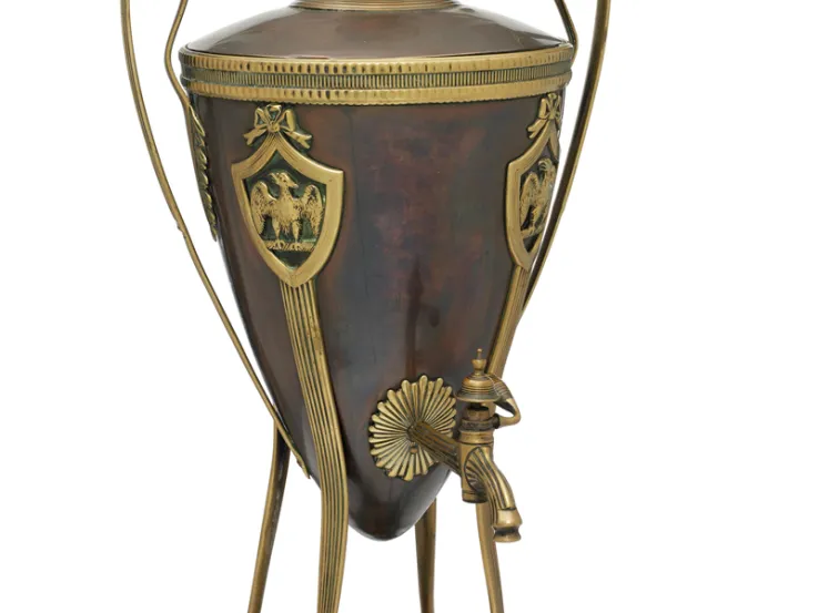 Samovar taken from Napoleon’s baggage after the Battle of Waterloo, 1815