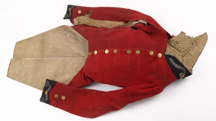 Coatee worn at Waterloo by Brigade-Major Thomas Noel Harris, 1815