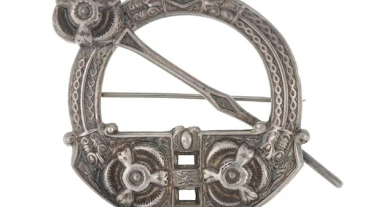 Celtic plaid brooch taken from the body of a Sinn Féin rebel, 1916