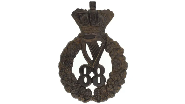 Glengarry badge, 88th Regiment of Foot (Connaught Rangers), c1873