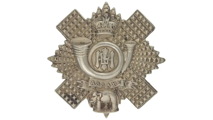 Other ranks’ glengarry badge, The Highland Light Infantry, c1900