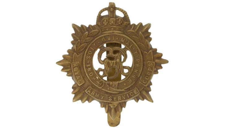 Cap Badge, Royal Army Service Corps, c1940