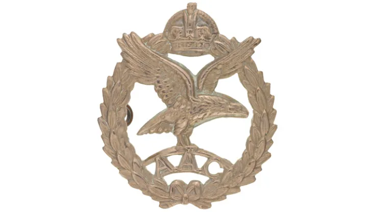 Cap badge, Army Air Corps, c1944