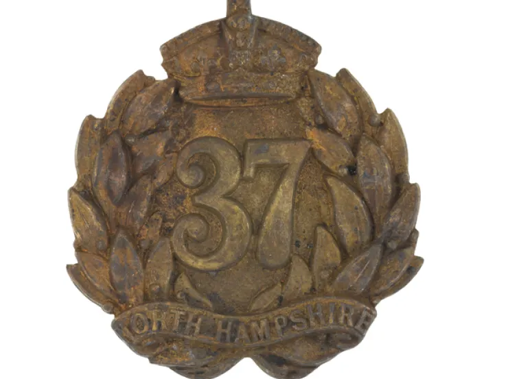 Glengarry badge, 37th (North Hampshire) Regiment, c1874