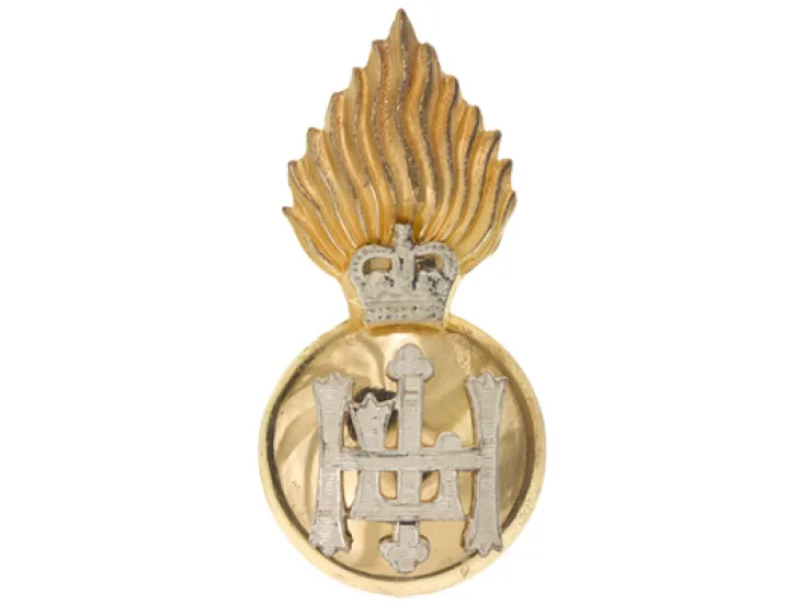 Cap badge, The Royal Highland Fusiliers (Princess Margaret's Own Glasgow and Ayrshire Regiment), 1976