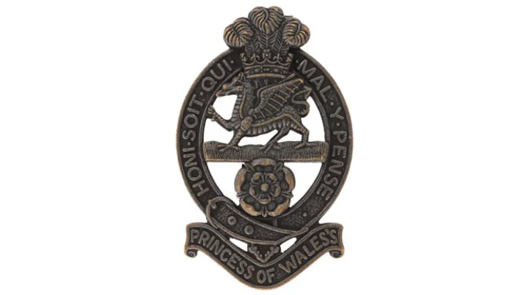 Cap badge, The Princess of Wales’s Royal Regiment, c2015