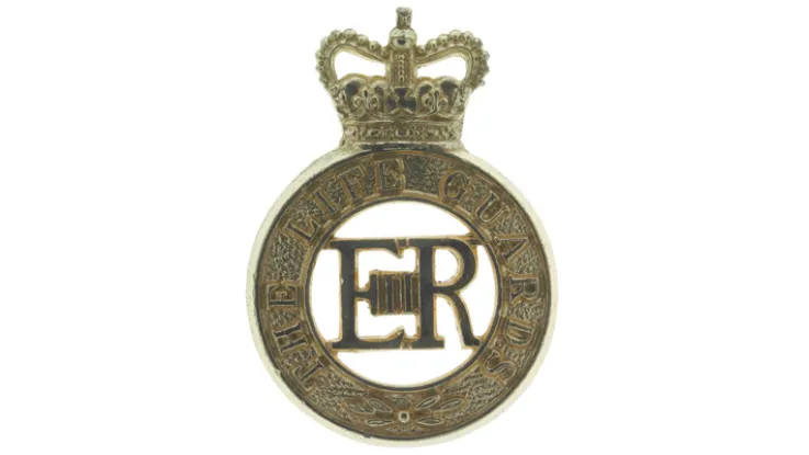 Other ranks' cap badge, The Life Guards, c1958