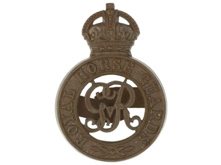 Cap badge of The Royal Horse Guards, c1914