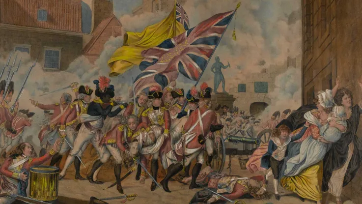 The death of Major Pierson and the defeat of the French attack on Jersey, 1781