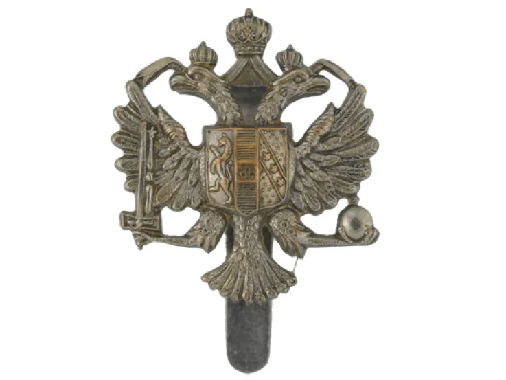 Other ranks’ cap badge, 1st The Queen’s Dragoon Guards, c1965