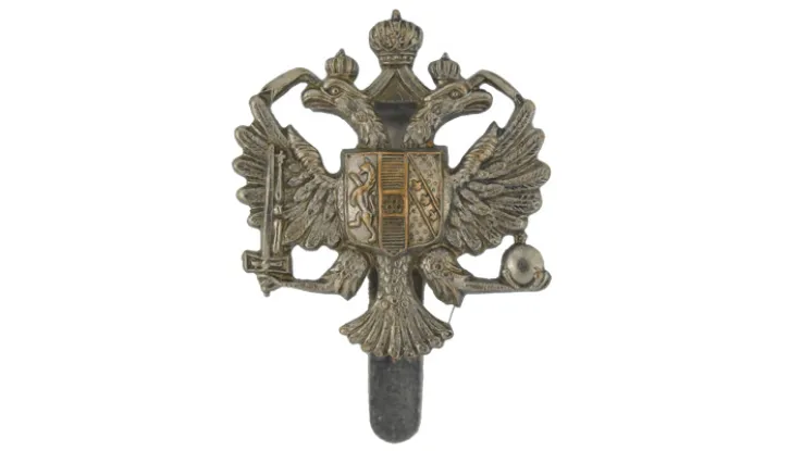 Other ranks’ cap badge, 1st The Queen’s Dragoon Guards, c1965