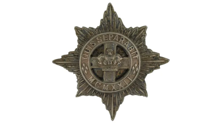 Badge, 4th/7th Royal Dragoon Guards, c1968